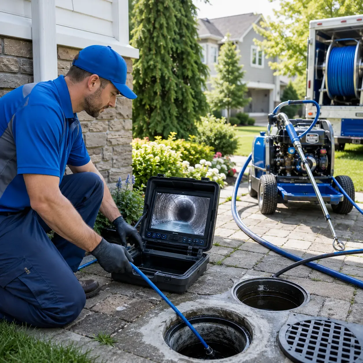 Outdoor drain cleaning professionals serving West New York, NJ